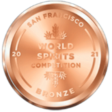 2021 San Francisco World Spirits Competition - Medal: Bronze