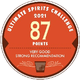 2021 Ultimate Spirits Challenge Score: 87