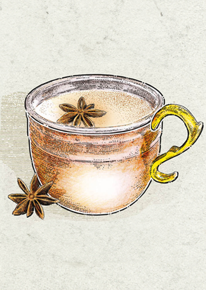 Holiday Cocktail Illustration - Polar Popo